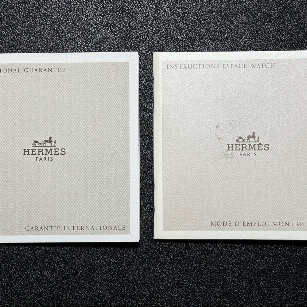 HERMES Kepler Authentic Auto Women Watch. Silver dial & Green Leather band. - Picture 13 of 16